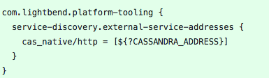 friend-impl is using cassandra